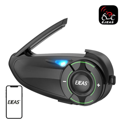 EJEAS Q8 - Intercom Mesh pour casque moto, groupe jusqu'à 6 motards