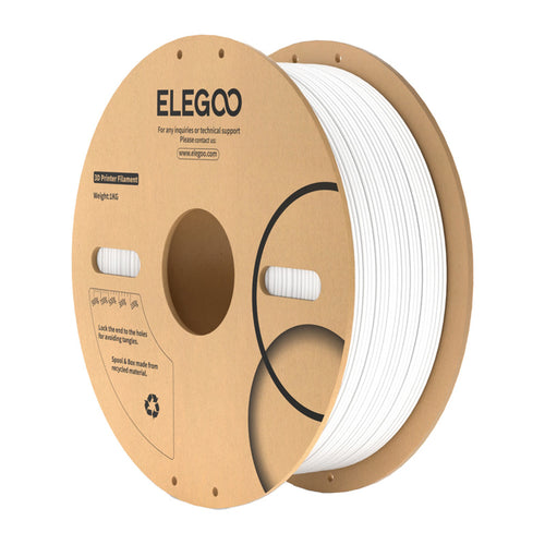ELEGOO ABS Blanc - Filament 3D résistant à la chaleur, 1 kg : bobine 1 kg