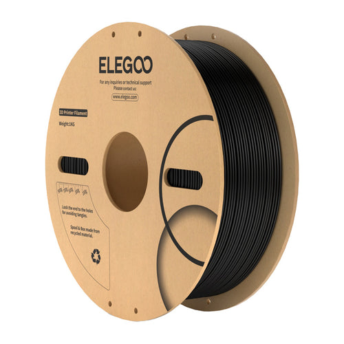 ELEGOO ABS Noir - Filament 3D résistant à la chaleur, 1 kg : bobine 1 kg