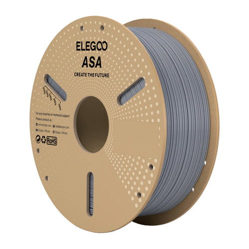 ELEGOO ASA Gris - Filament 3D pour extérieur, 1,75 mm, 1 kg : bobine 1 kg