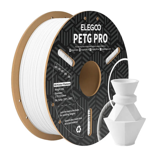 ELEGOO PETG Pro Blanc - Filament 3D technique 1,75 mm, 1 kg