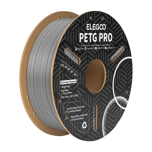 ELEGOO PETG Pro Gris - Filament 3D technique 1,75 mm, 1 kg : bobine 1 kg