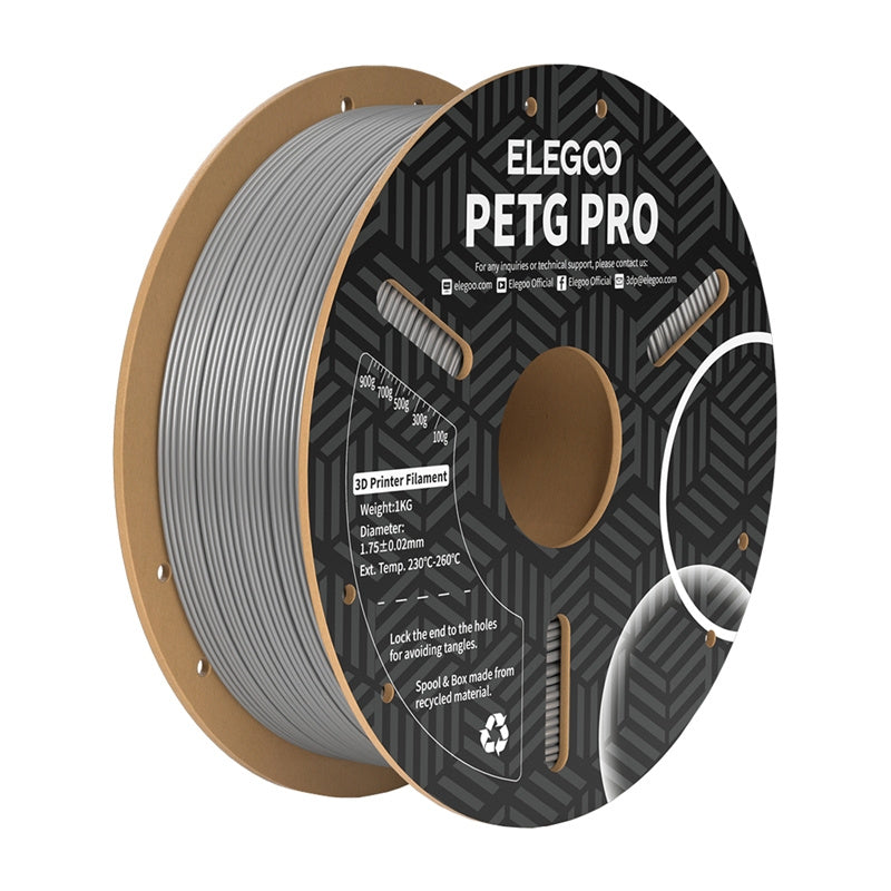 ELEGOO PETG Pro Gris - Filament 3D technique 1,75 mm, 1 kg - visuel 1