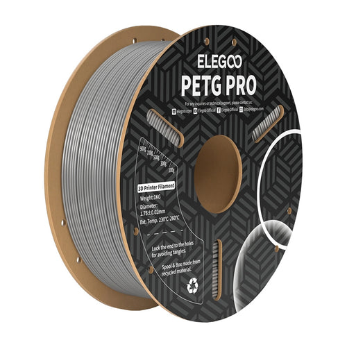 ELEGOO PETG Pro Gris - Filament 3D technique 1,75 mm, 1 kg : bobine 1 kg