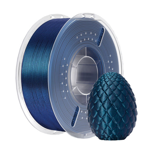 ELEGOO PLA Galaxy Bleu paon - Filament 3D pailleté 1,75 mm, 1 kg : bobine 1 kg