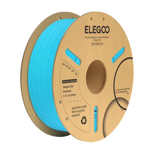 ELEGOO PLA+ Bleu - Filament 3D 1,75 mm, bobine de 1 kg (vue 1)
