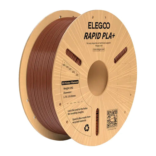 ELEGOO Rapid PLA+ Marron - Filament 3D rapide 1,75 mm, 1 kg : bobine 1 kg
