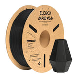 ELEGOO Rapid PLA+ Noir - Filament 3D rapide 1,75 mm, 1 kg
