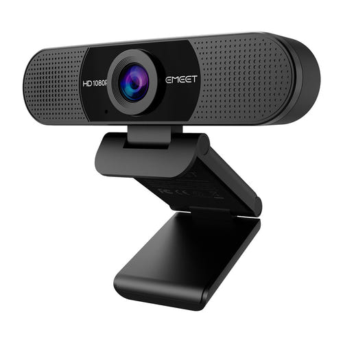 EMEET C960 - webcam Full HD 1080p grand angle 90 degrés, double micro antibruit - visuel 1