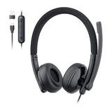 EMEET GeniusCall HS50 - Micro-casque USB-C et USB-A, 126 g : face