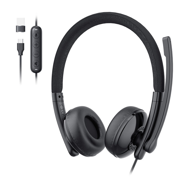 EMEET GeniusCall HS50 - Micro-casque USB-C et USB-A, 126 g - visuel 1