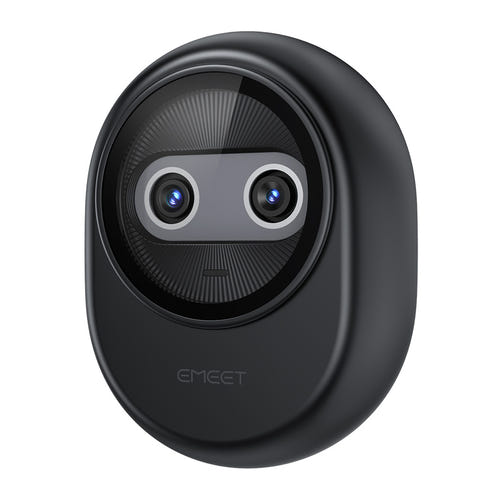 EMEET Piko - Webcam 4K double objectif à capteur Sony, noire