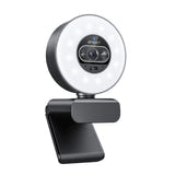 EMEET SmartCam S600L - webcam 4K à anneau lumineux intégré : vue de face