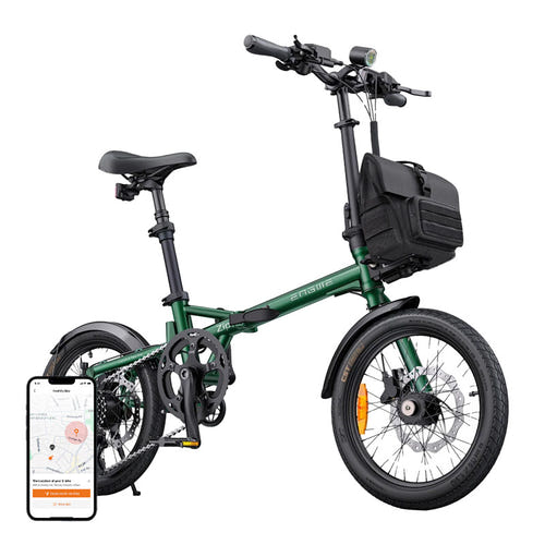 ENGWE ZIP - vélo électrique pliant 16 pouces 250 W, vert - visuel 1