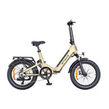 ENGWE L20 3.0 Boost - Vélo électrique pliant tout suspendu 250 W, doré : cadre enjambement bas