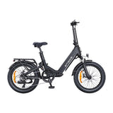 ENGWE L20 3.0 Boost - Vélo électrique pliant tout suspendu 20 pouces, noir : plié rangement