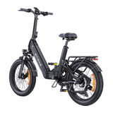 ENGWE L20 3.0 Boost - Vélo électrique pliant tout suspendu 20 pouces, noir : transmission Shimano