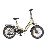 ENGWE L20 3.0 Pro - Vélo électrique pliant, moteur pédalier 100 Nm, doré : batterie Samsung