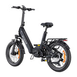 ENGWE L20 3.0 Pro - Vélo électrique pliant tout suspendu 720 Wh, noir : écran LCD couleur