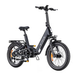 ENGWE L20 3.0 Pro - Vélo électrique pliant tout suspendu 720 Wh, noir : profil général