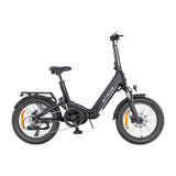 ENGWE L20 3.0 Pro - Vélo électrique pliant tout suspendu 720 Wh, noir : suspension et freins