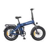 ENGWE PRO 3.0 BOOST - Vélo électrique pliant 250 W 20 pouces bleu : plié pour le coffre