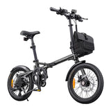 ENGWE ZIP - Vélo électrique pliant 250 W 16 pouces gris : vue latérale