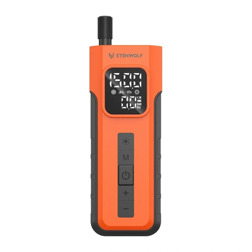 ETENWOLF C2 - Mini compresseur sans fil 10 bar, batterie 4000 mAh : vue profil