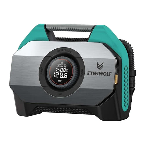 ETENWOLF S6 Vortex bleu - compresseur 160 PSI, 19 200 mAh, mode grand volume : 19 200 mAh