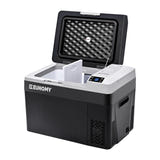 EUHOMY CF008-30BL - réfrigérateur de voiture 30 L, noir : litres noir