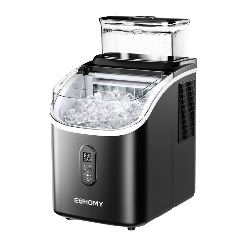 EUHOMY IM005 - machine à glaçons 15 kg par jour, noire - visuel 1