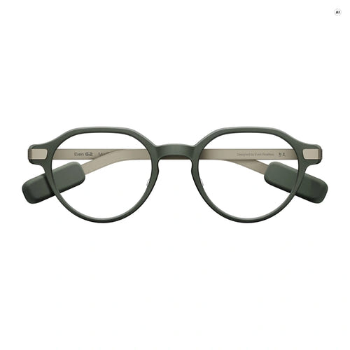 EVEN REALITIES G2A - Lunettes connectées AR (vert) : charnières titane profil