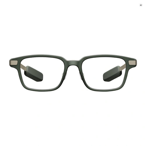 EVEN REALITIES G2B - Lunettes connectées AR, monture verte : verres écran micro LED