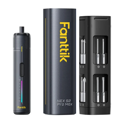 Fanttik S2 Pro Max - Tournevis électrique sans fil 6 Nm et 16 embouts