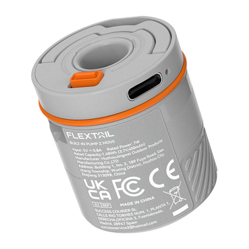 Flextail AVS Capsule - Mini gonfleur-dégonfleur automatique pour matelas (gris)