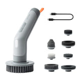 Flextail MAX SCRUBBER - brosse de nettoyage électrique sans fil étanche IPX8 : têtes câble