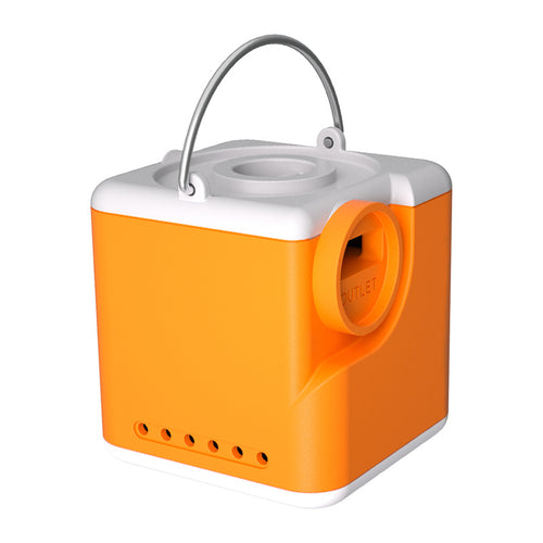 Flextail Nano Pump 5C1 - Mini pompe-lanterne 3 en 1 ultralégère (orange)