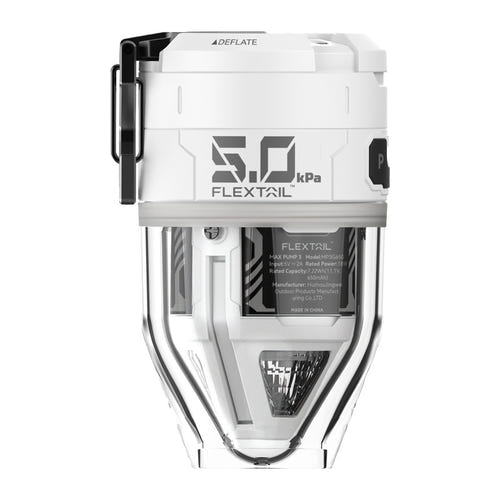 Flextail Max Pump 3 - pompe à air portable 500 l/min et lampe, blanc - visuel 1