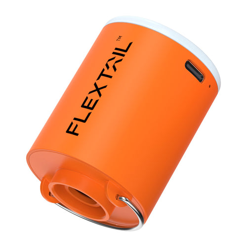 Flextail Tiny Pump X - pompe à air avec lampe de camping orange
