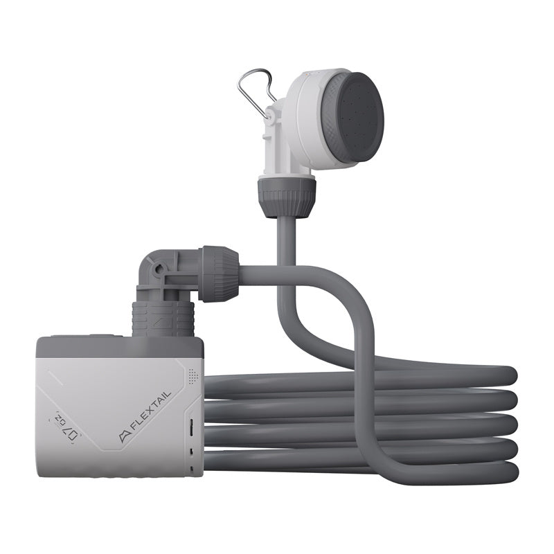 Flextail Tiny Shower - douche de camping portable blanche - visuel 1