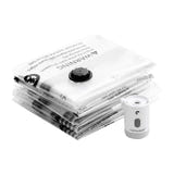 Flextail Vacuum L - Lot de 4 sacs de compression 60 × 80 cm : couette compressée