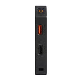 Flextail Zero Power 10000 - Batterie externe ultracompacte carbone (noir, 22,5 W) : ports USB-C