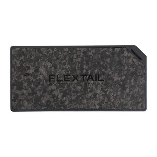 Flextail Zero Power 10000 - Batterie externe ultracompacte carbone (noir, 22,5 W) : vue côté