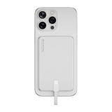 Flextail Zero Power Metal 5000 - Batterie externe magnétique (argent, 7 mm) : dos téléphone