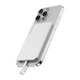 Flextail Zero Power Metal 5000 - Batterie externe magnétique (argent, 7 mm) : épaisseur