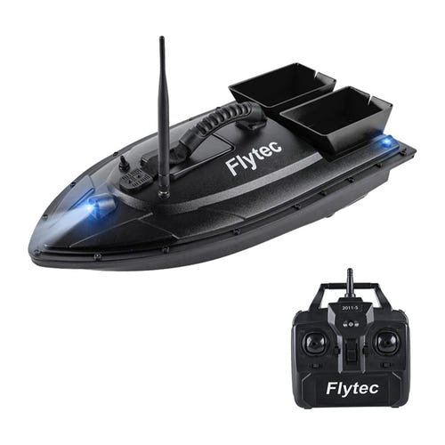 Flytec 2011-5 - Bateau amorceur radiocommandé 12 000 mAh à double trémie : 12 000 mAh