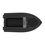 Flytec V030 Fishfinder - bateau amorceur GPS avec sondeur sans fil : coque ABS noire sur l'eau