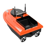 Flytec V066 - Bateau amorceur radiocommandé orange 18 000 mAh, portée 1 000 m : trémie et télécommande