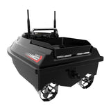 Flytec V066 GPS - Bateau amorceur radiocommandé 18 000 mAh à navigation satellite : vue de la coque noire