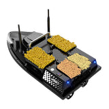 Flytec V803-GPS - Bateau amorceur noir 5 200 mAh à navigation satellite : télécommande à écran